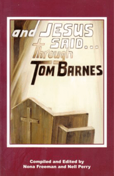 And Jesus Said…Through Tom Barnes Book Cover